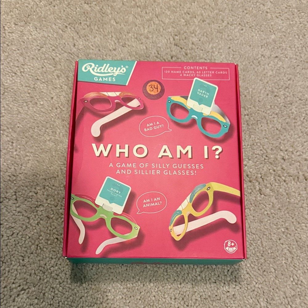 Who Am I? Board Game - Red and Green